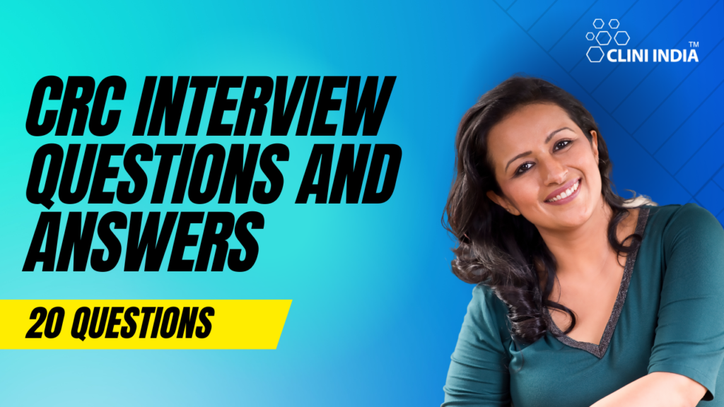 clinical research coordinator interview questions and answers