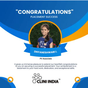 Dnyaneshwari Achieves Placement Success at Clini India